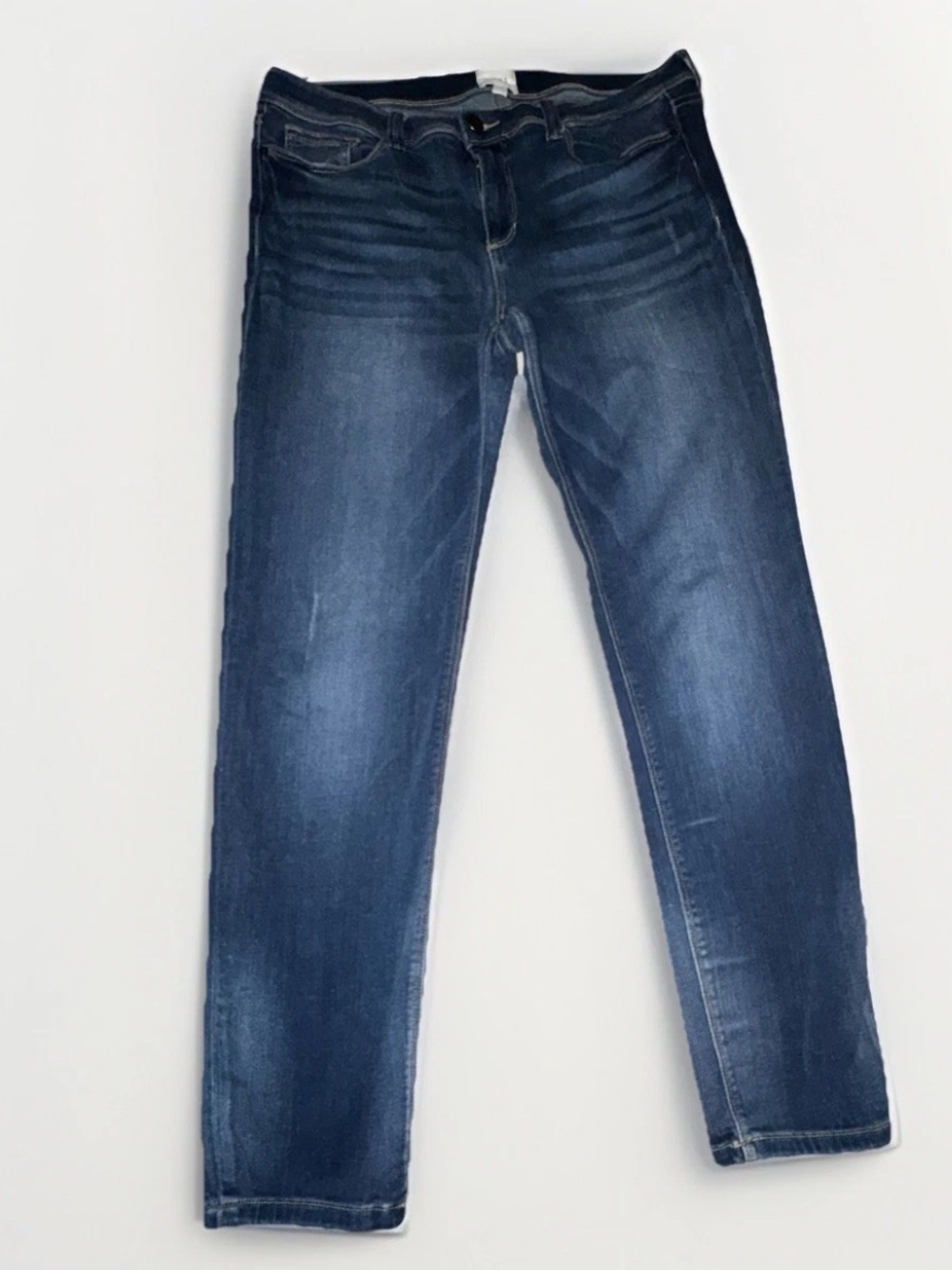 Women’s Mid Wash Skinny Jeans - Comfortable Stretch Denim